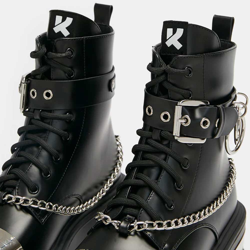 Koi Footwear Koi Footwear Borin Hardware Platform Boots 38 Shoes